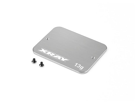 STAINLESS STEEL WEIGHT UNDER SERVO FOR 1-PIECE CHASSIS 13g