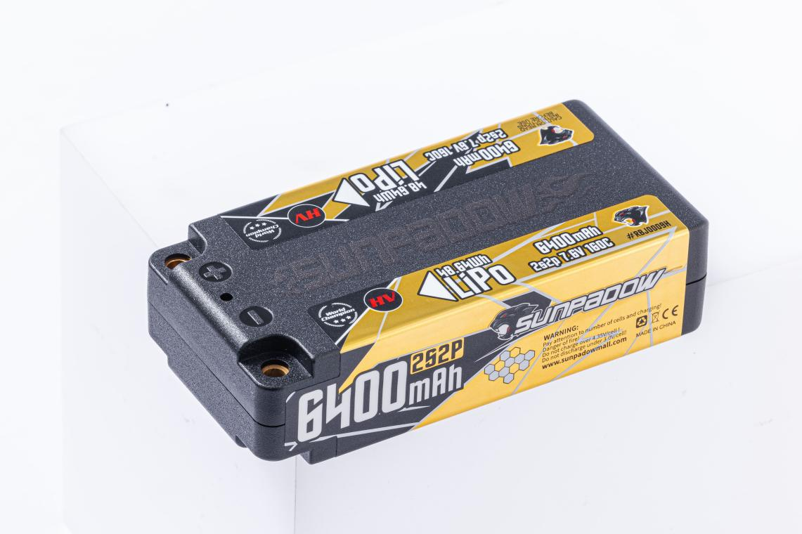 Sunpadow, Shorty, Champions Series,6400mAh-7.6V-2S2P-160C