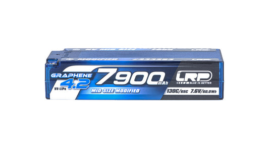 LRP - HV Mid Size Modified GRAPHENE-4.2 7900mAh Hardcase Battery - 7.6V LiPo - 130C/65C, 433263