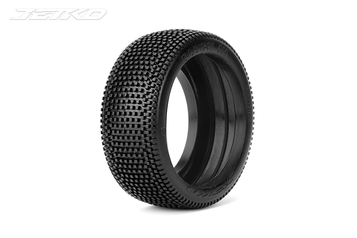 Jetko Block In Super Soft 1:8 Buggy (4) Tyres only