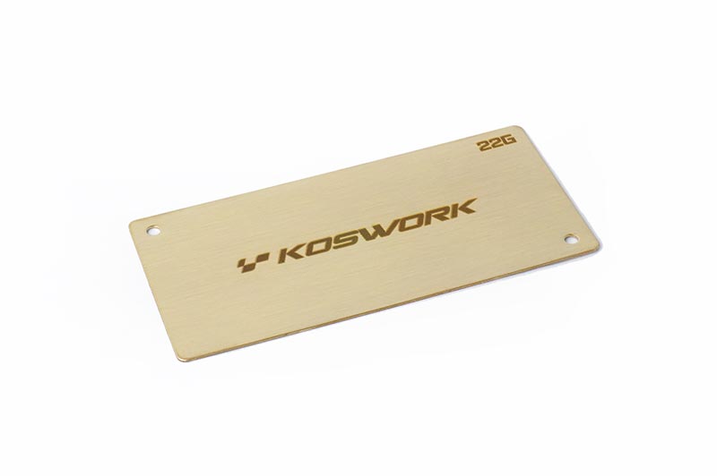 Koswork Shorty Lipo Weight 94x46x0.6mm - 22g