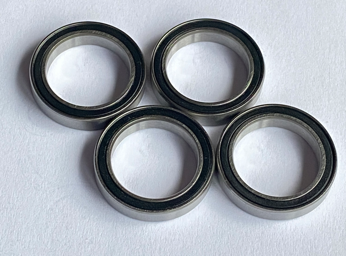 McBurney Racing Ball Bearing 15x21x4, 10pcs, x2rubber