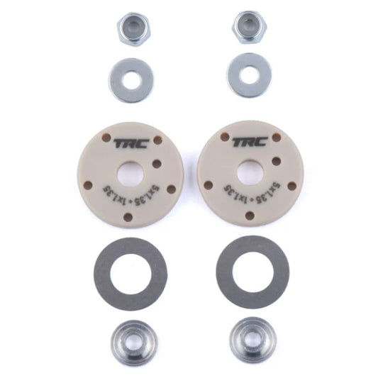 Valve shock pistons 5x1.35 + 1x1.35 Flat (OD 15.85mm/ID 2.6mm/H. 2.5mm) - QTY 2