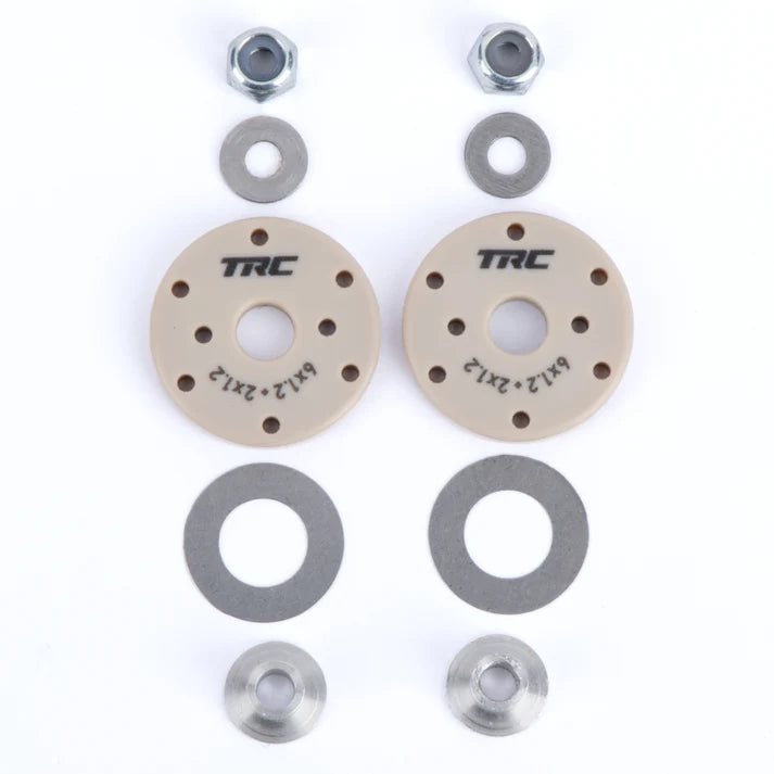 Valve shock pistons 6x1.2 + 2x1.2 Flat (OD 15.85mm/ID 2.6mm/H. 2.5mm) - QTY 2
