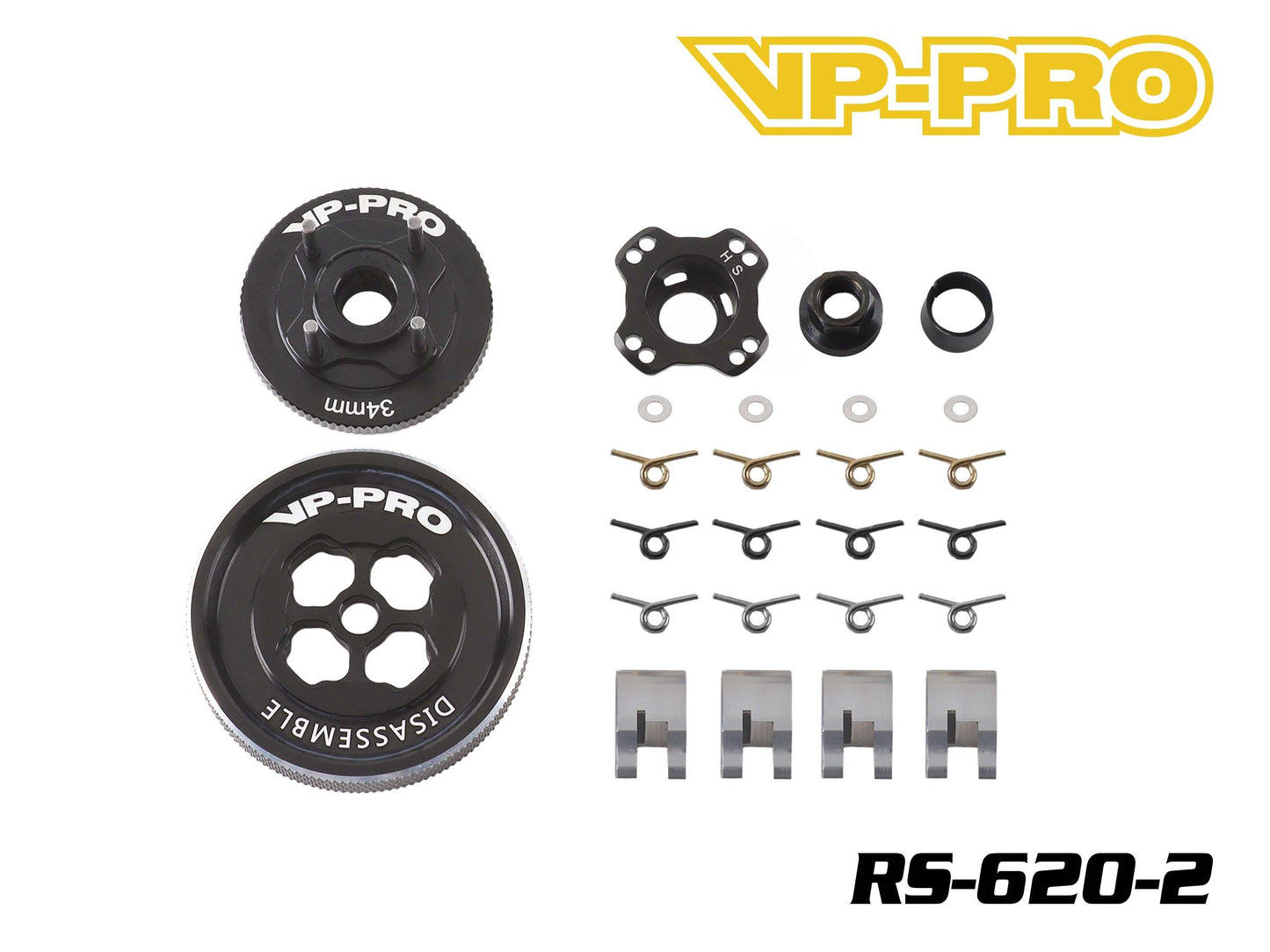 VP Pro 34mm 4 Shoe Clutch Set, with Clutch Tool
