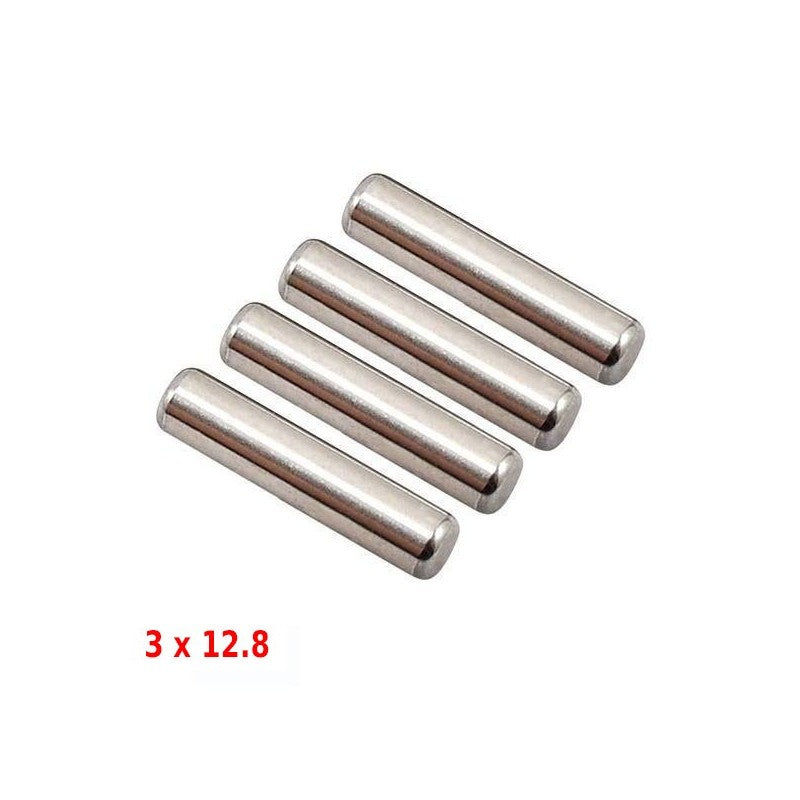 Answer-RC Hardened Steel Pins 3mm x 12.8mm - 4 pcs