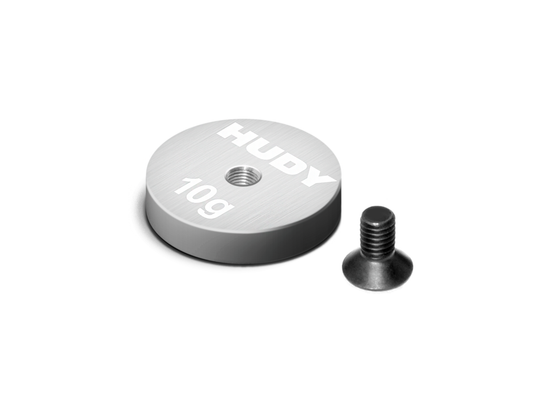 HUDY PURE TUNGSTEN WEIGHT THIN ROUND 15mm WITH M3 - 10g