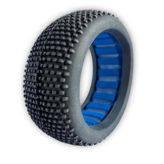 RaceSpec Pulse SS 1/8 Buggy Tyres, with Inserts & Wheels (Pair)