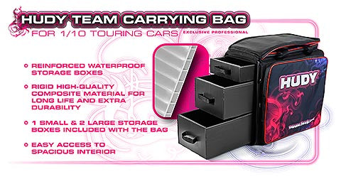 HUDY 1/10 CARRYING BAG WITH DRAWERS - V3