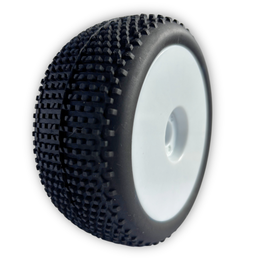 RaceSpec Pulse SS 1/8 Buggy Tyres, with Inserts & Wheels (Pair)