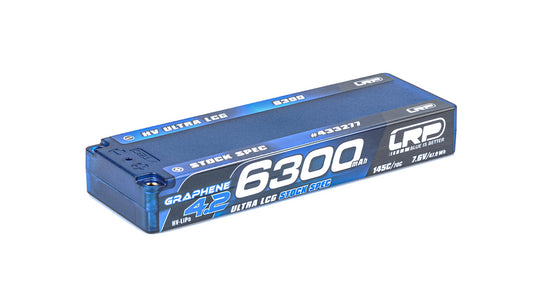 HV Ultra LCG Stock Spec GRAPHENE-4.2 6300mAh Hardcase Battery - 7.6V LiPo - 145C/70C