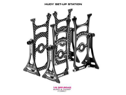 HUDY SET-UP STATION FOR 1/8 OFF-ROAD CARS & TRUGGY