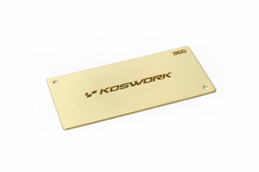 Koswork Shorty Lipo Weight 94x46x1.0mm - 36g