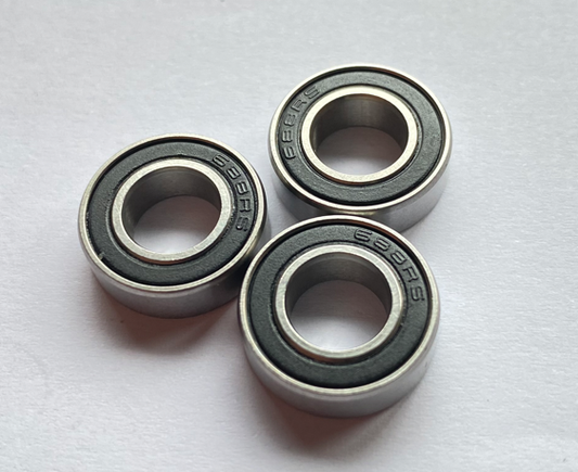McBurney Racing Ball Bearing 8x16x5, 10pcs, x2rubber