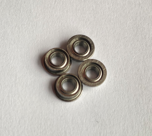 McBurney Racing Ball Bearing 3x6x2.5 flanged, 10pcs, x2metal