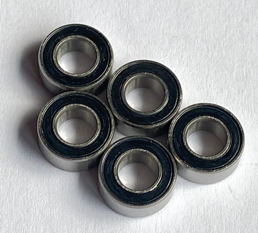 McBurney Racing Ball Bearing (Clutch) 5x10x4, 10pcs, x2rubber