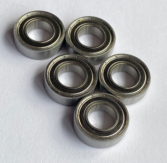 McBurney Racing Ball Bearing 8x16x5, 10pcs, x2metal