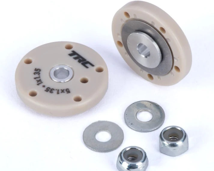 Valve shock pistons 5x1.35 + 1x1.35 Flat (OD 15.90mm/ID 2.6mm/H. 2.5mm) - QTY 2