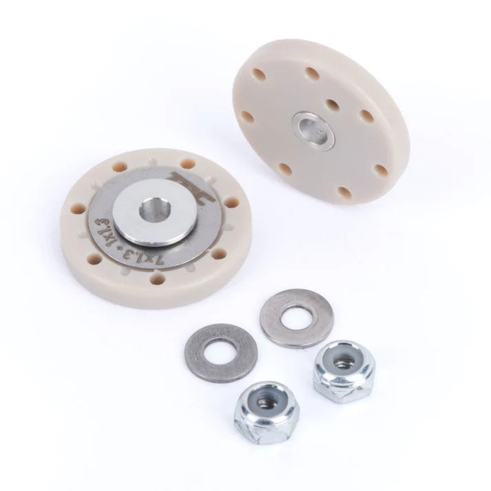 Valve shock pistons 7x1.3 + 1x1.3 Flat (OD 15.85mm/ID 2.6mm/H. 2.5mm) - QTY 2