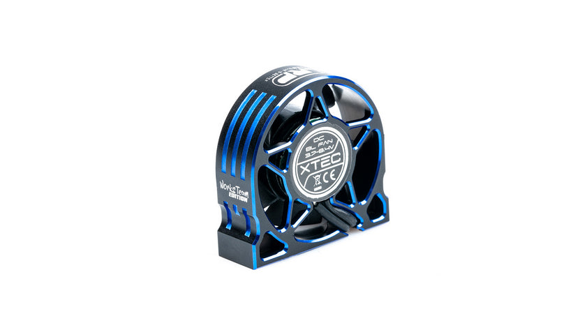 WorksTeam Aluminium HighRev. motor fan V2 - 30x30x10mm / 1S/2S / receiver connector
