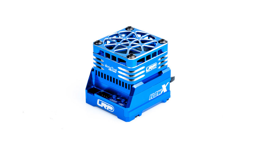 LRP WorksTeam Aluminium safety mesh for 30mm fan - blue