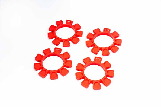 Koswork RC Silicone Tyre Gluing Bands 1:10 1:8 Red (4)