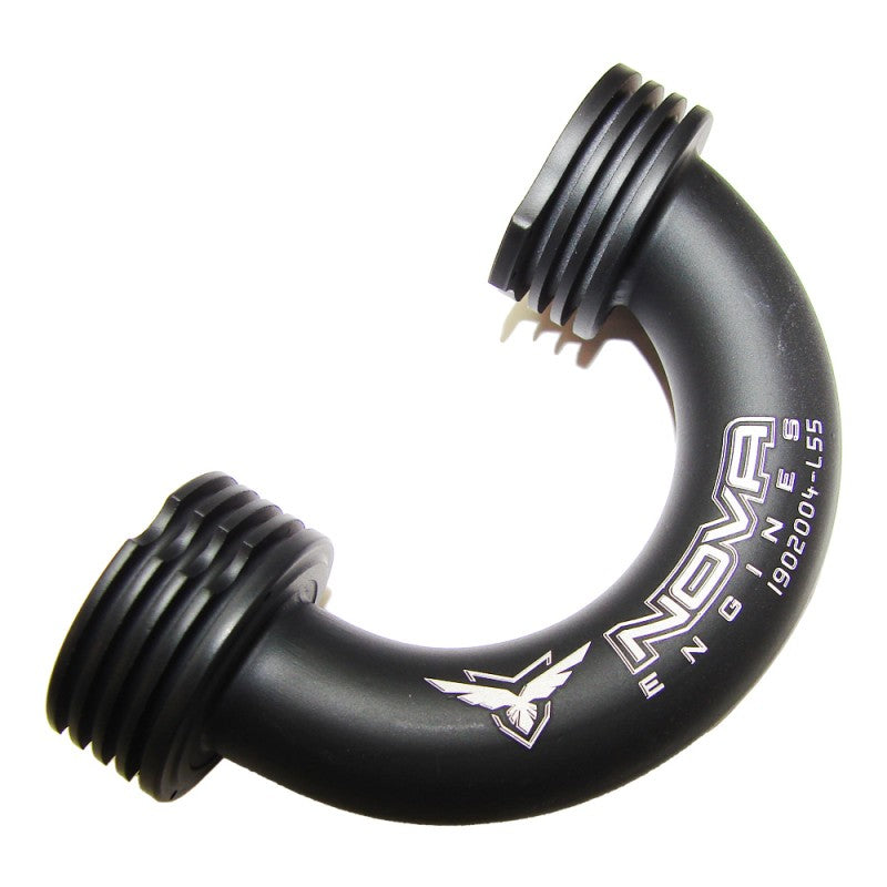 NOVA Off-Road Black Ceramic EFRA 2182 Tuned Pipe Combo w/55mm Manifold