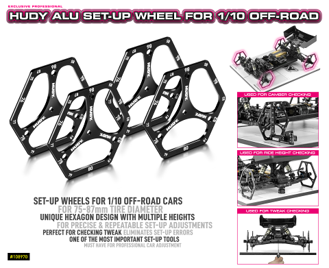 ALU SET-UP WHEEL FOR 1/10 OFF-ROAD (4)