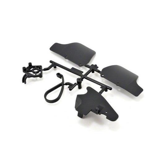 SWORKz S350 Rear Lower Arm Guards with Fuel Tank Splash Guard