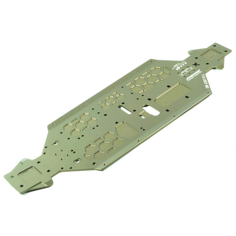 SWORKz T7075 Aluminum Lightened Main Chassis  - S35-4 Evo (Opt+3mm)
